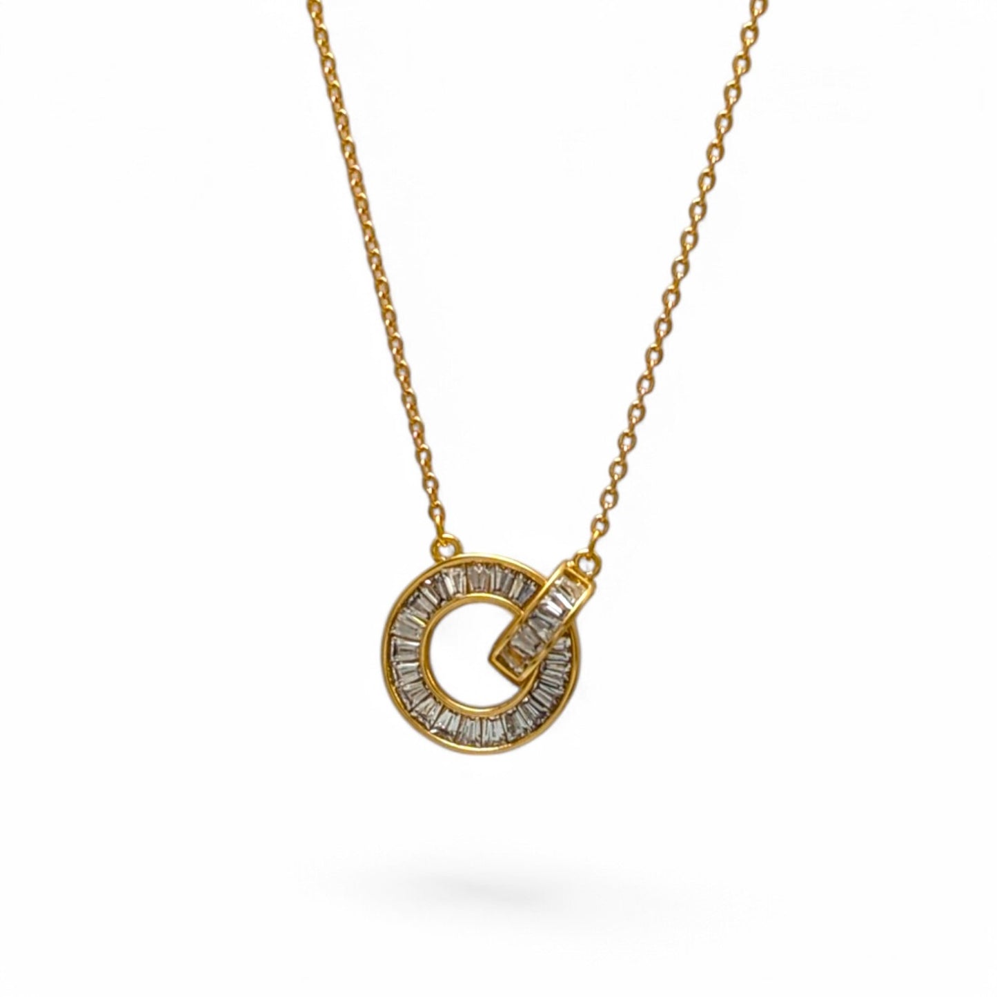 Interlocking Circle Necklace