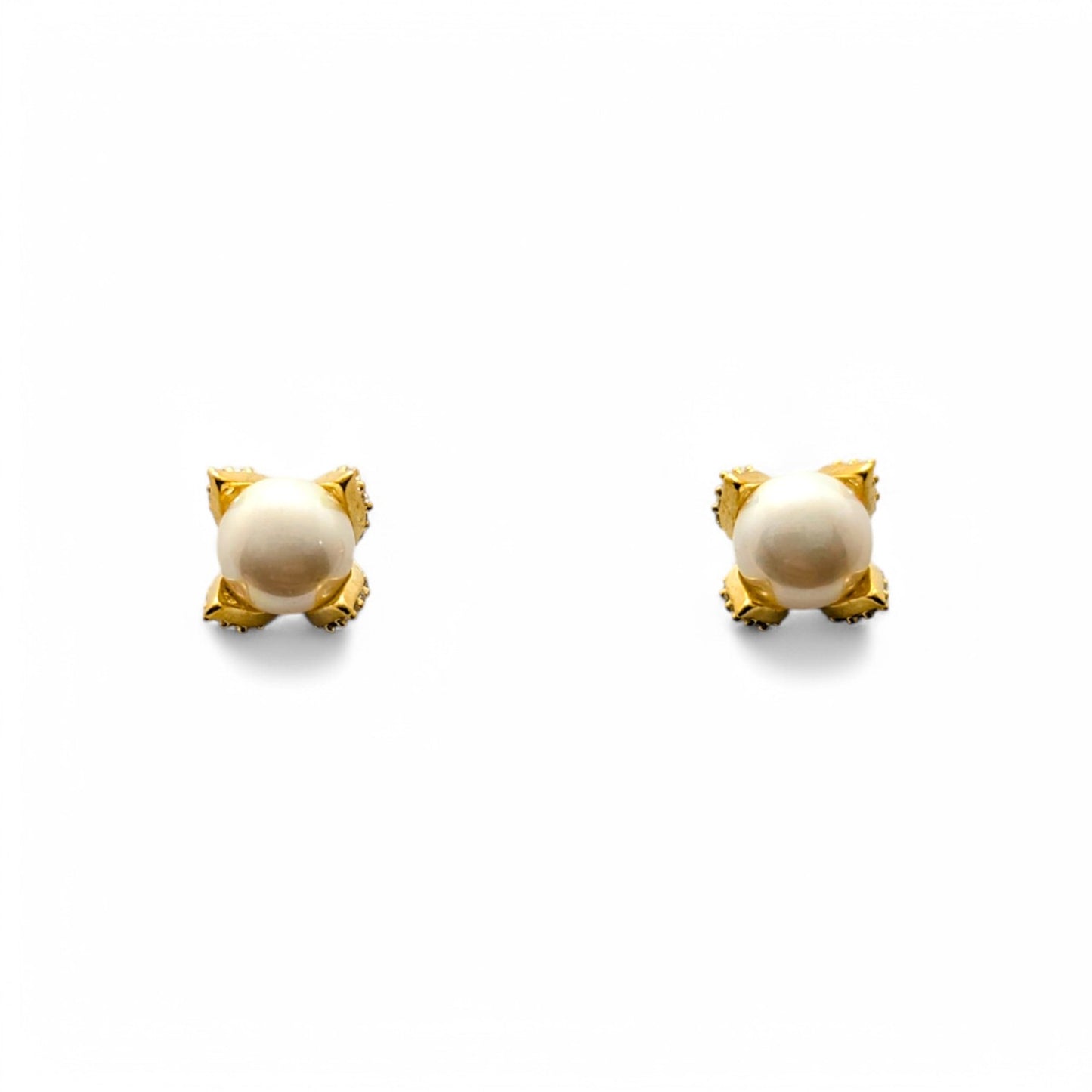 Faux Pearl Earrings
