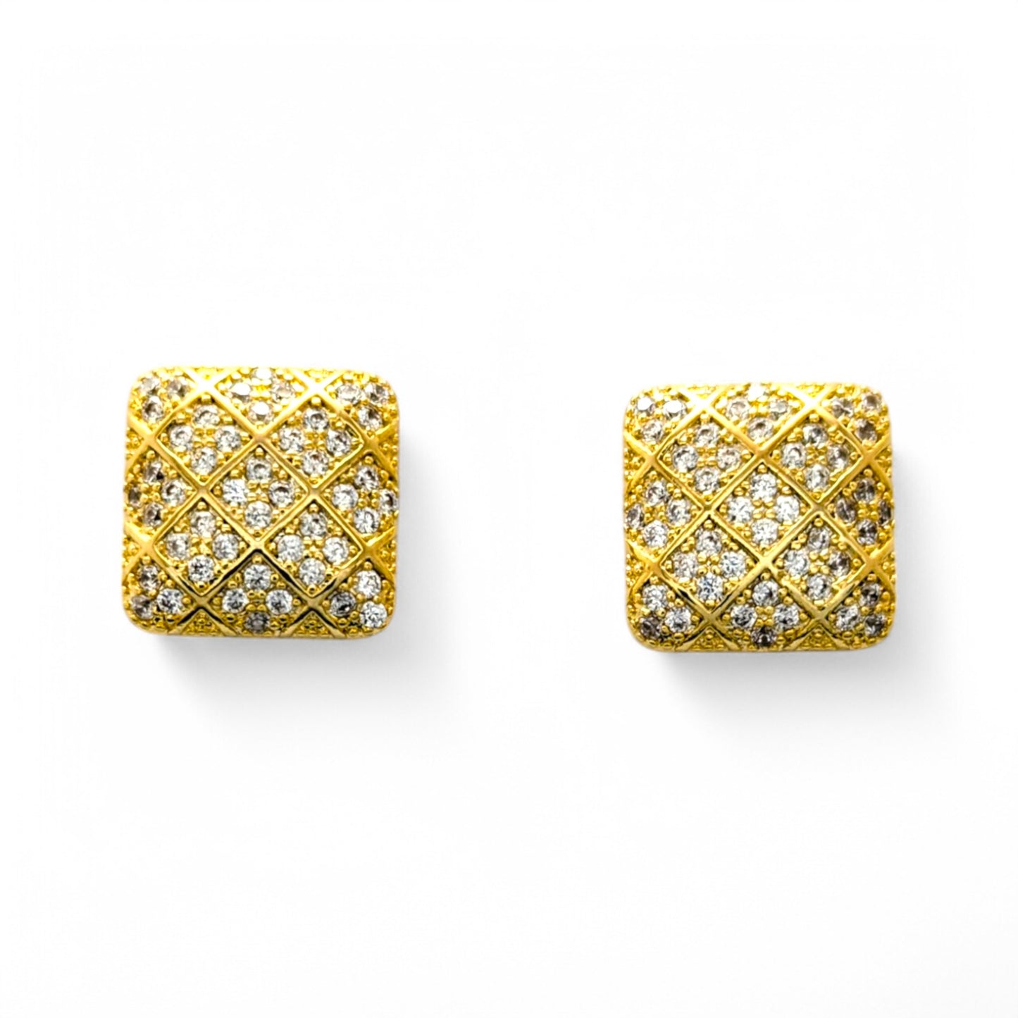 Pavé Crystal Earrings