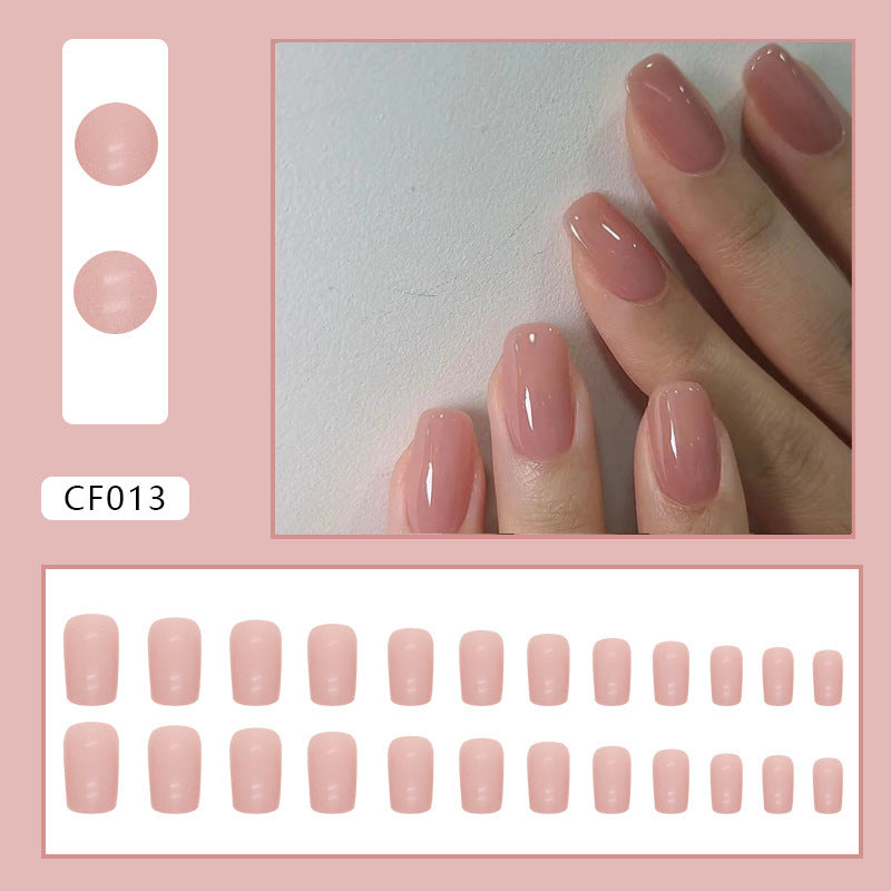 Nude Pink Natural Look Nails