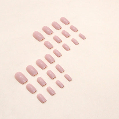 Nude Pink Natural Look Nails