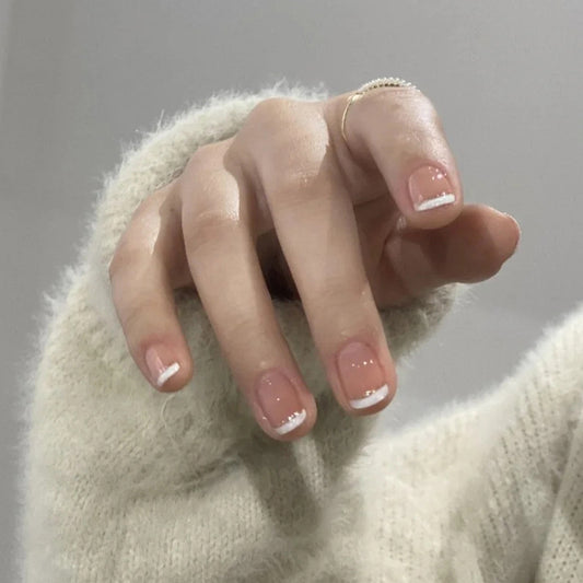 Minimalist Micro French Nails