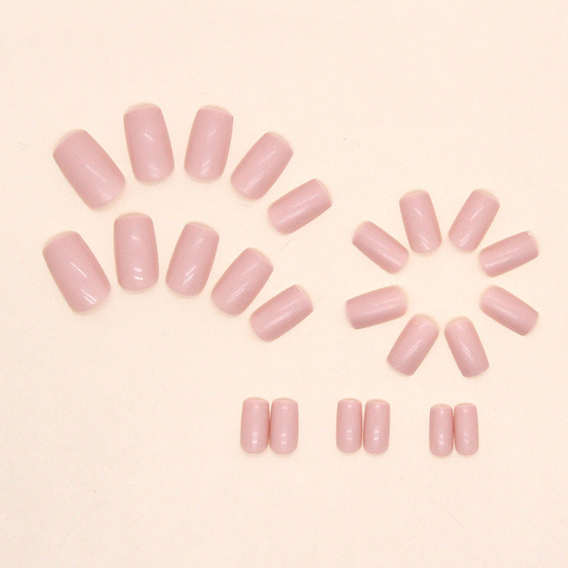 Nude Pink Natural Look Nails