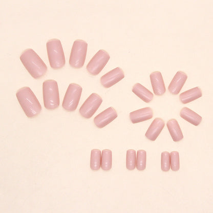 Nude Pink Natural Look Nails