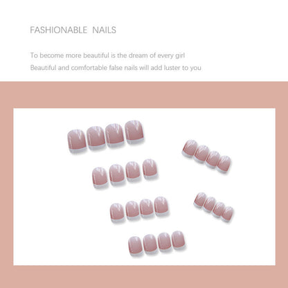 Minimalist Micro French Nails