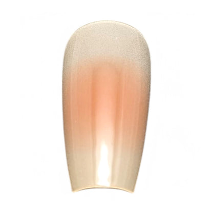Glossy Nude Gradient Press-On Nails