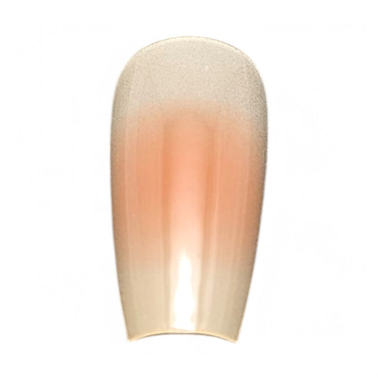 Glossy Nude Gradient Press-On Nails