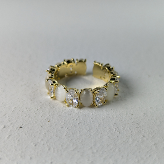 Luxe Gold-Plated Eternity Ring