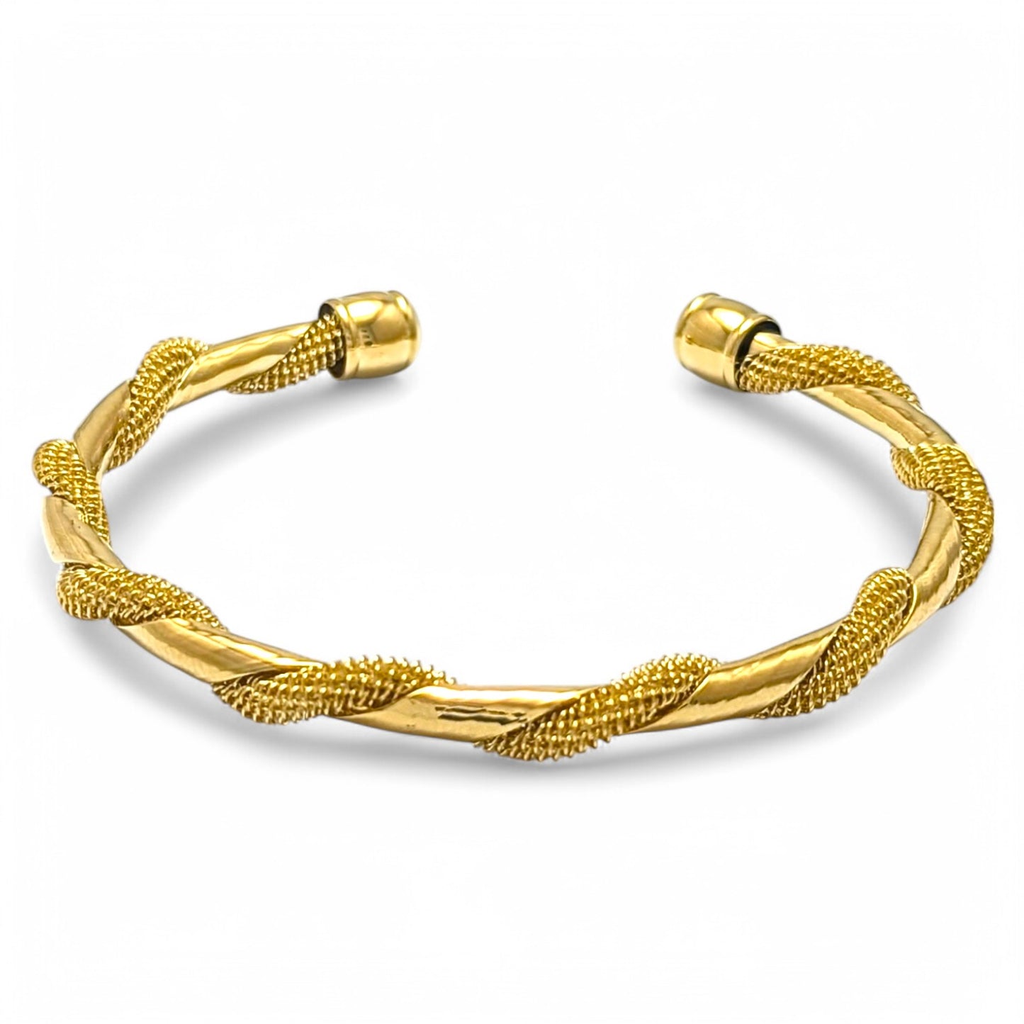 Twisted Dual-Texture Bracelet