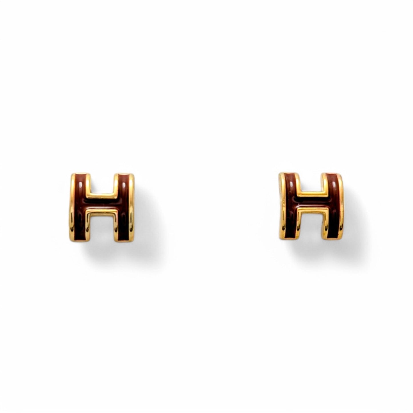 Initial 'H' Earrings