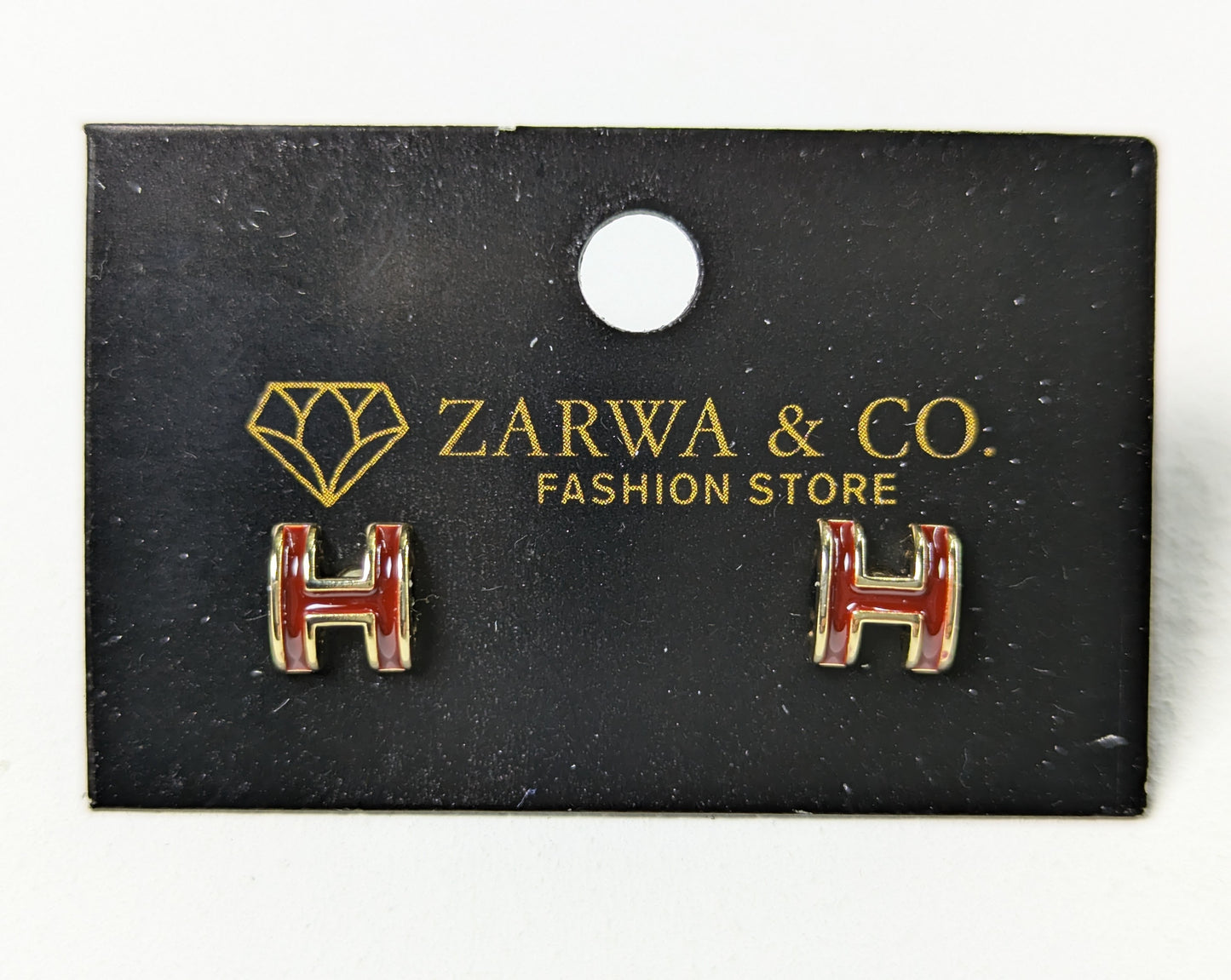 Sophisticated Alphabet "H" Earrings