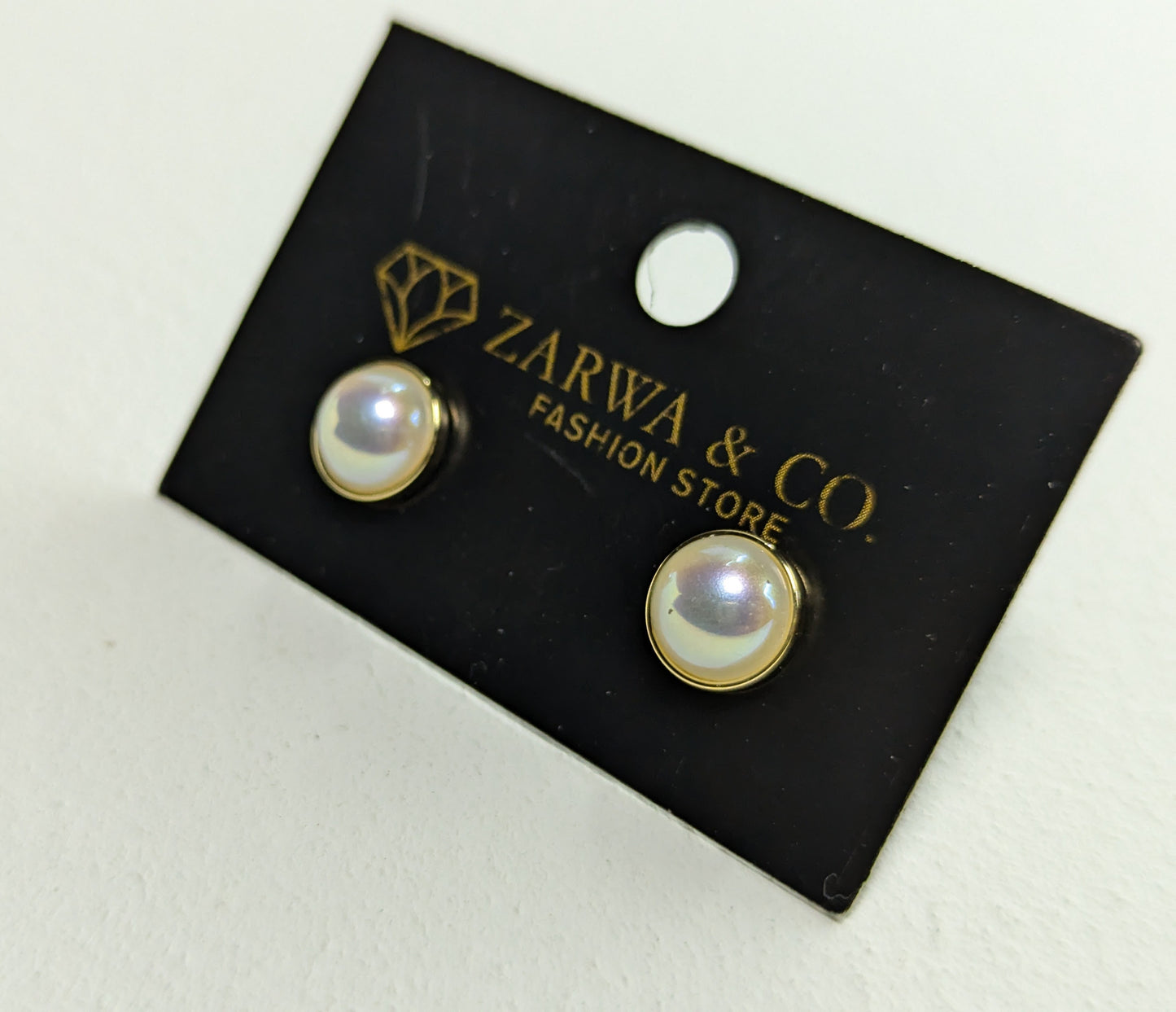 Timeless Pearl-Inspired Stud Earrings