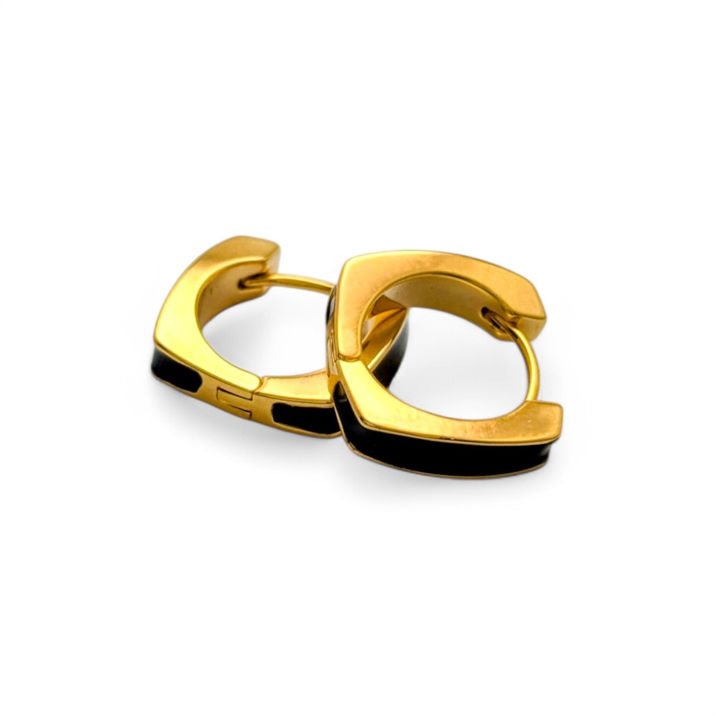 Geometric Enamel Earrings