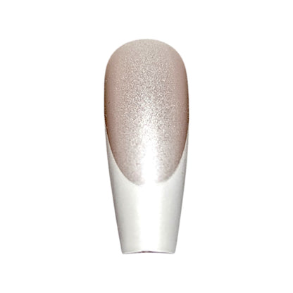 Classic Square French Tip Nails